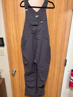 Duluth Dark Charcoal Utility Bib Overalls